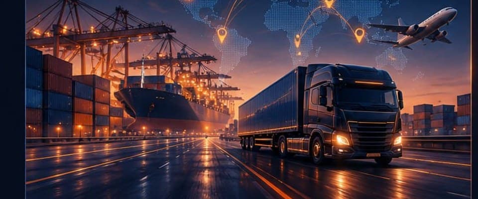 Logistics industry visual